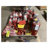 Pallet of Fire Extinguishers & Accessories