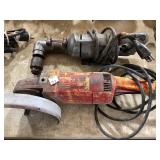Milwaukee Angle Drill & DeWALT Grinder
