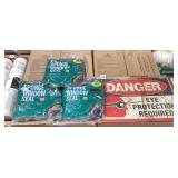 Danger Sign & Window Seals