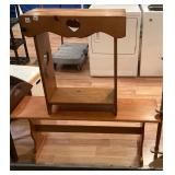 Wooden Bench & Table