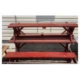 Picnic Table w/3 Benches