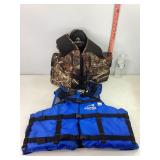 Mens Sz L Hunting Vest & Sz L to XL Fishing Vest