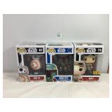 Assorted Star Wars Funko Pops