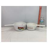 Corningware Christmas Pots