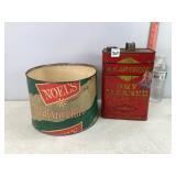 Noels Potato Chips & US Universal Dry Cleaner Cans
