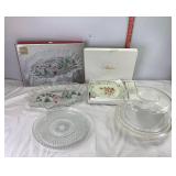 Servers, Cake Plate/Knife & Plastic Cake Holder