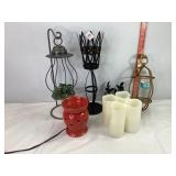 Candle Holders, Battery-Operated Candles & Misc