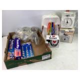 Styrofoam Plates, Tape, Reynolds Wrap & Misc