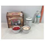 Farmstand Strawberry Rhubarb Pie Candles