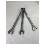 3 Large SAE Wrenches