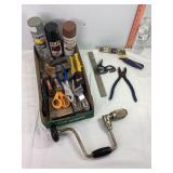 Assorted Tools & Paint