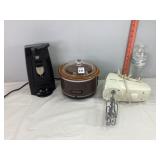 B&D Mixer, Can Opener & Sm Crock Pot