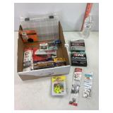 Fishing Line, Hooks, Bait & Misc