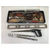 Levels, Hand Saw, Socket Bars & Misc Tools