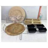 Pizza Stones & Mini Bread Loaf Stone & Pan