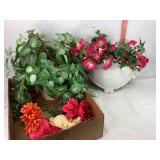 Hanging Greenery & Other Flower Decor