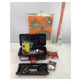 Plastic Toolbox, Cleaning/Gun Mounting Tools, Misc