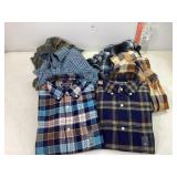Mens Sz M Flannel & Western Shirts