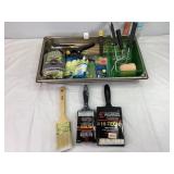 Paint Brushes, Roller Handles & Misc