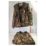 Field & Stream Coat, Shirt & Bibs Sz M