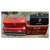 4 Metal Toolboxes