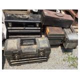 5 Assorted Toolboxes