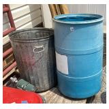Barrel & Trashcan