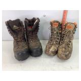 Rocky Sz 8 & Wolverine Sz 8 Hunting Boots