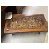 Hand Carved Philippine Mahogany Coffee Table