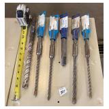 6 Assorted Rebar Bits