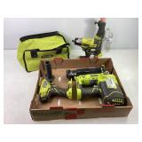 Asst Ryobi Tools, Bag, No Batt or Charger