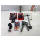 PVC Cutter, Reamer, Basin Wrench & Misc