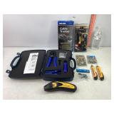 Cable Tracker, Network Tool Kit, Crimper & Misc
