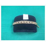 Mens Gold Tone 9' Bracelet