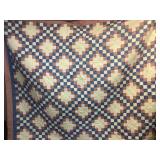Quilted Bedspread Approx 80' x 96'