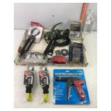 Assorted Tools and Tie Downs