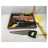 Handsaws, Wire Brush & Asst Tools