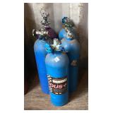 5 Nitrous Tanks