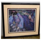 Lithograph by Barbara Woods