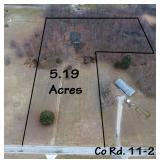 5.19+/- ACRES, MOSTLY WOODED