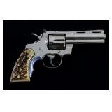 Colt Python Nickel 4" mfg 1971