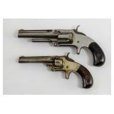 Two Smith & Wesson Tip Up Revolvers