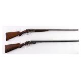 Two Ithaca SxS Shotguns