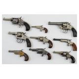 Group of nine Antique Guns