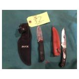 Buck 473 and Frost Mossy Oak Knives