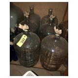 (9) 5 Gallon Carboys