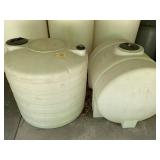 (1) 225 Gallon and (1) 220 Gallon Plastic Tanks