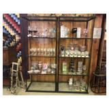 Metal Displays with Glass Shelves