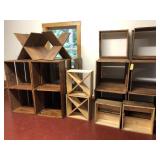 Display Racks, Wood Boxes