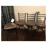 4-NEW Ashley Swivel Stools